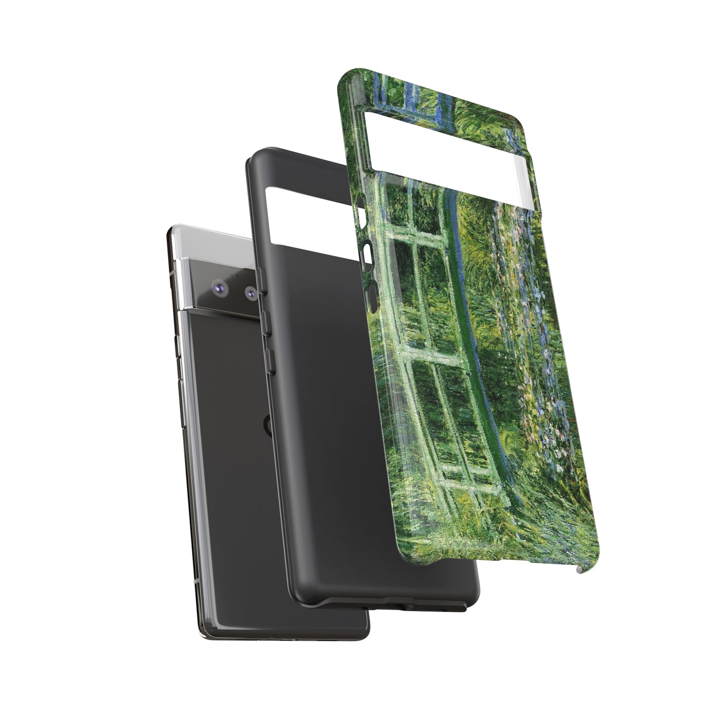 Water Lilies and a Japanese Bridge by Claude Monet - Cell Phone Case