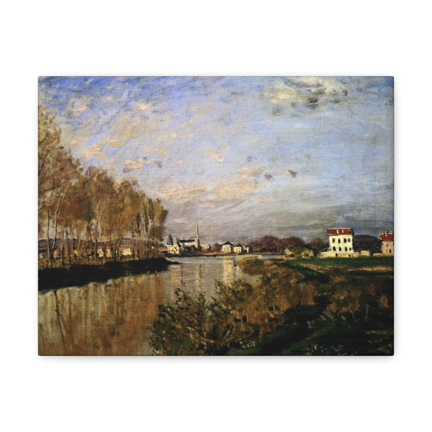 The Seine at Argenteuil by Claude Monet - Canvas Print