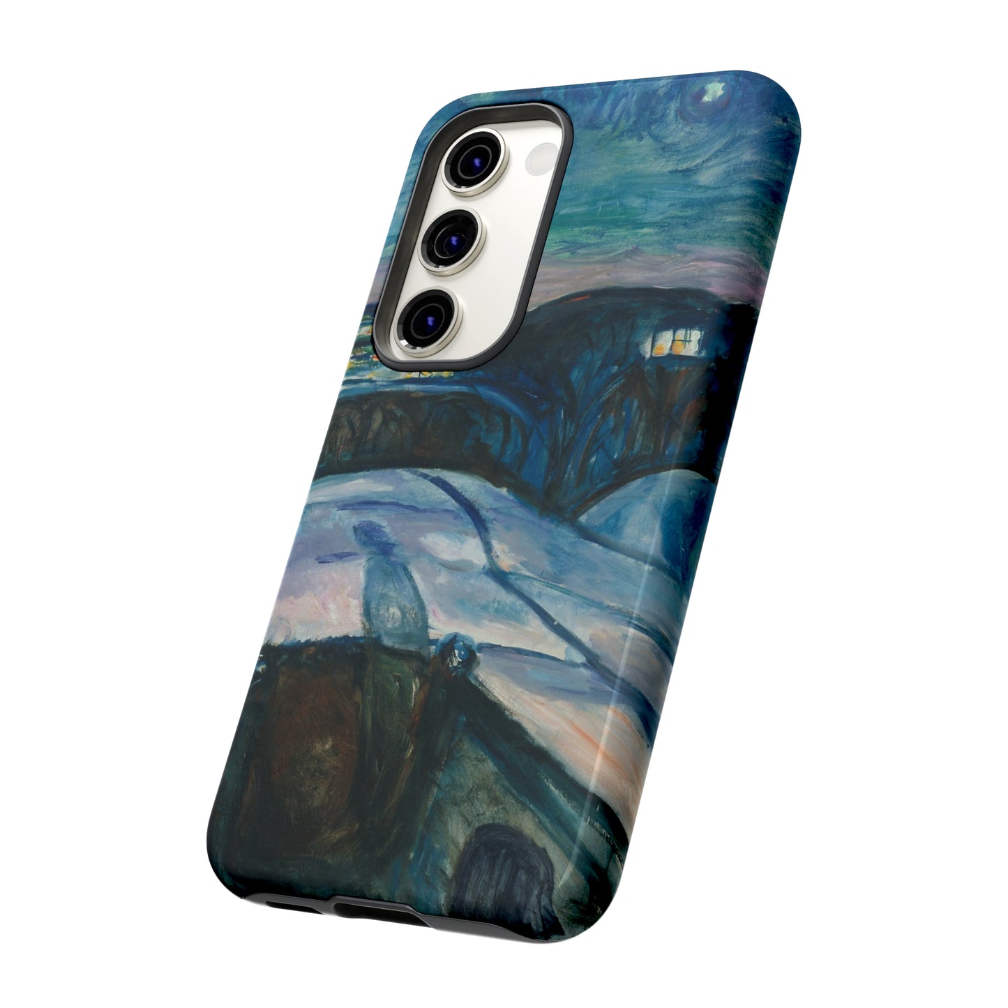 Starry Night by Edvard Munch - Cell Phone Case