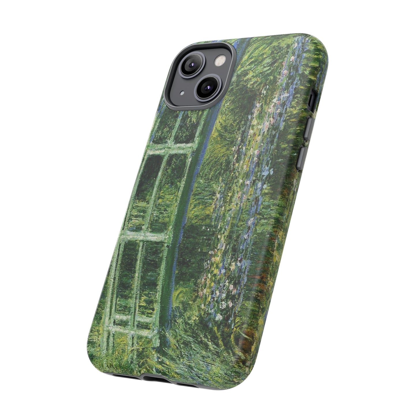 Water Lilies and a Japanese Bridge by Claude Monet - Cell Phone Case