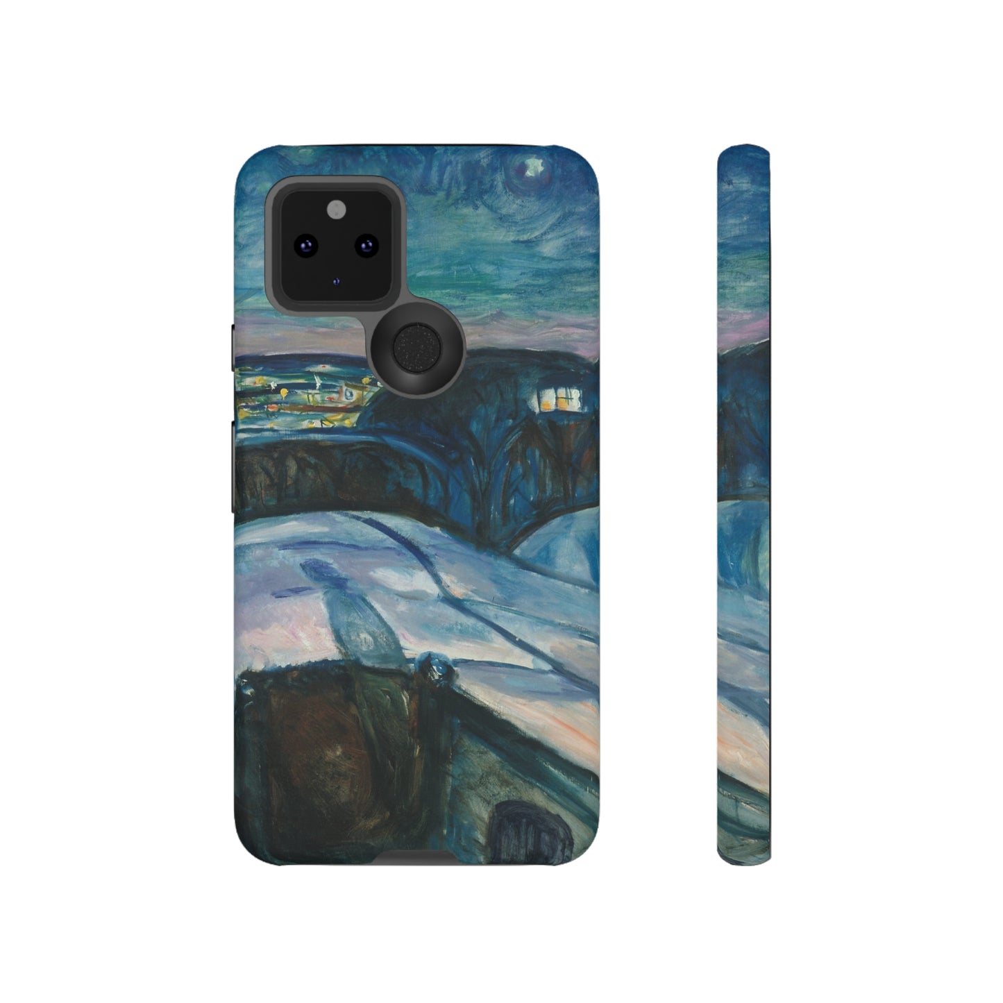 Starry Night by Edvard Munch - Cell Phone Case