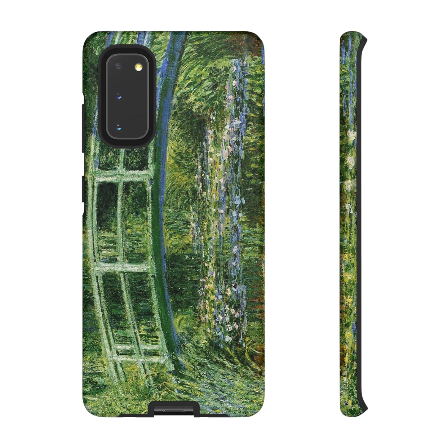 Water Lilies and a Japanese Bridge by Claude Monet - Cell Phone Case