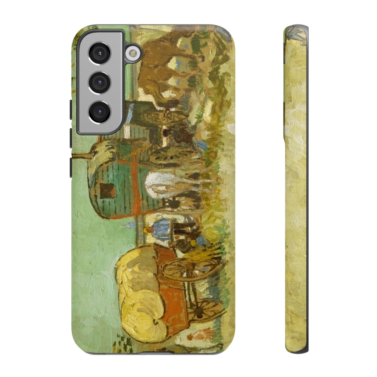 Encampment of Gypsies with Caravans by Vincent Van Gogh - Cell Phone Case