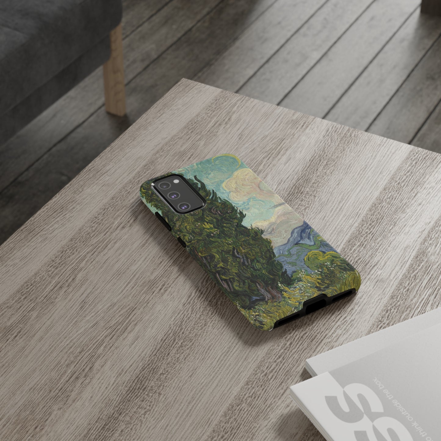 Cypresses by Vincent Van Gogh - Cell Phone Case