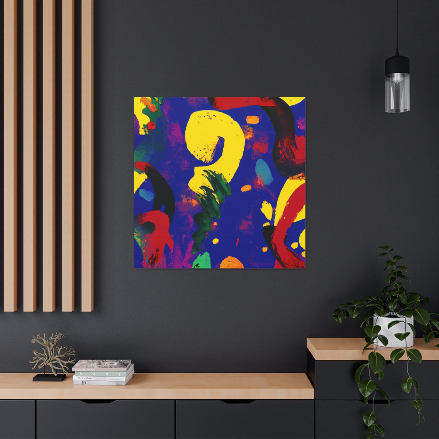 Abstract I AI Generated - Canvas Print