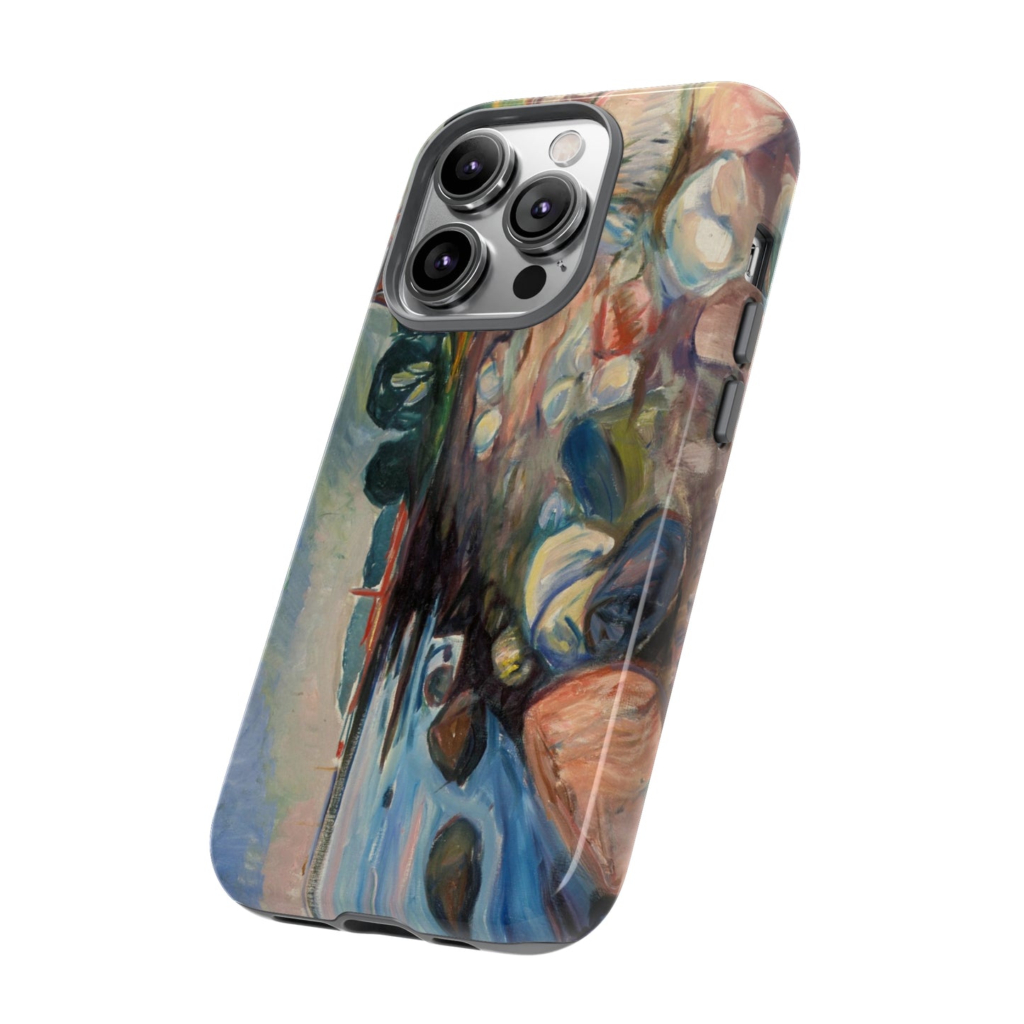 Shore with Red House by Edvard Munch - Cell Phone Case