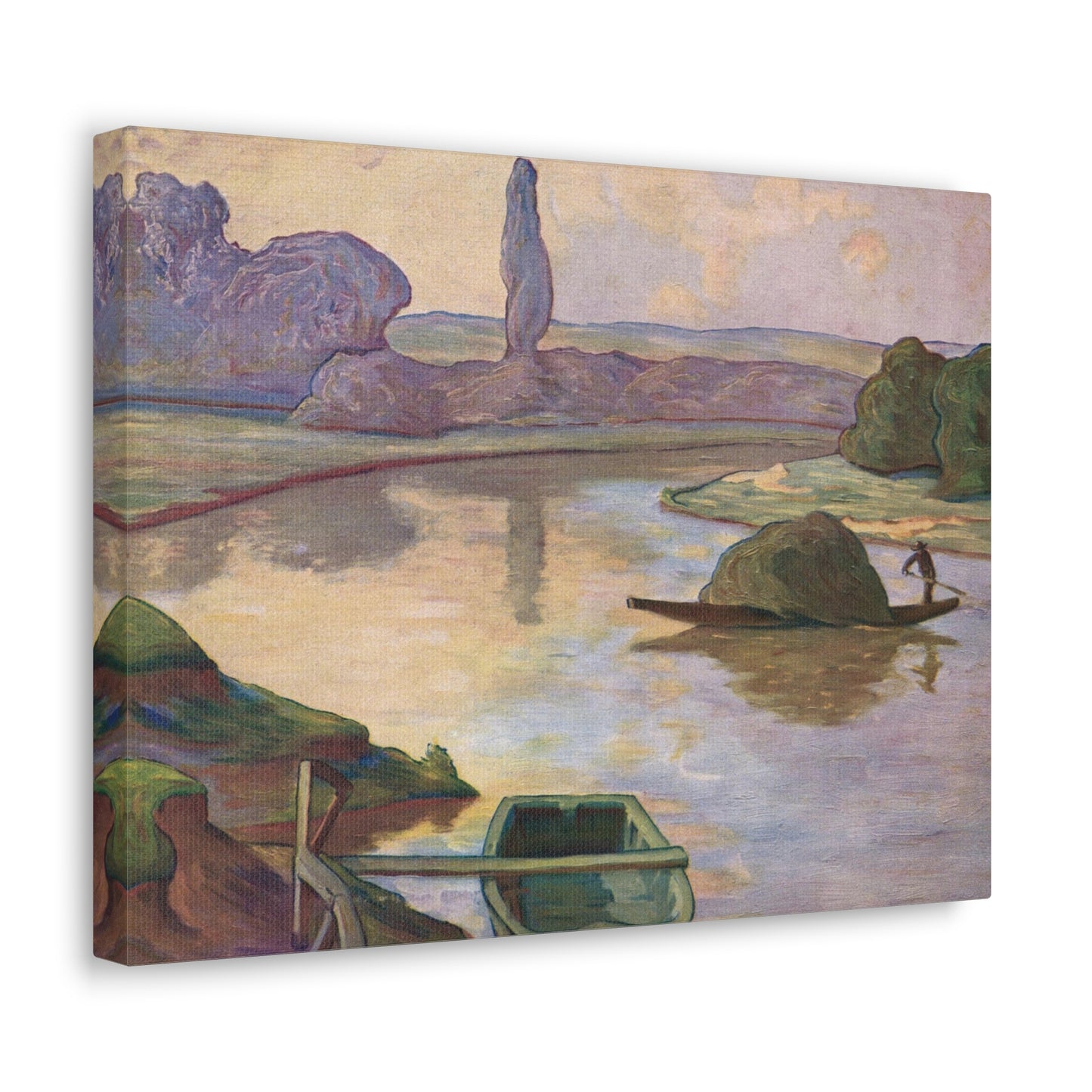 Islands in the Rhine river near to Strasbourg by Rene Schutzenberger - Canvas Print