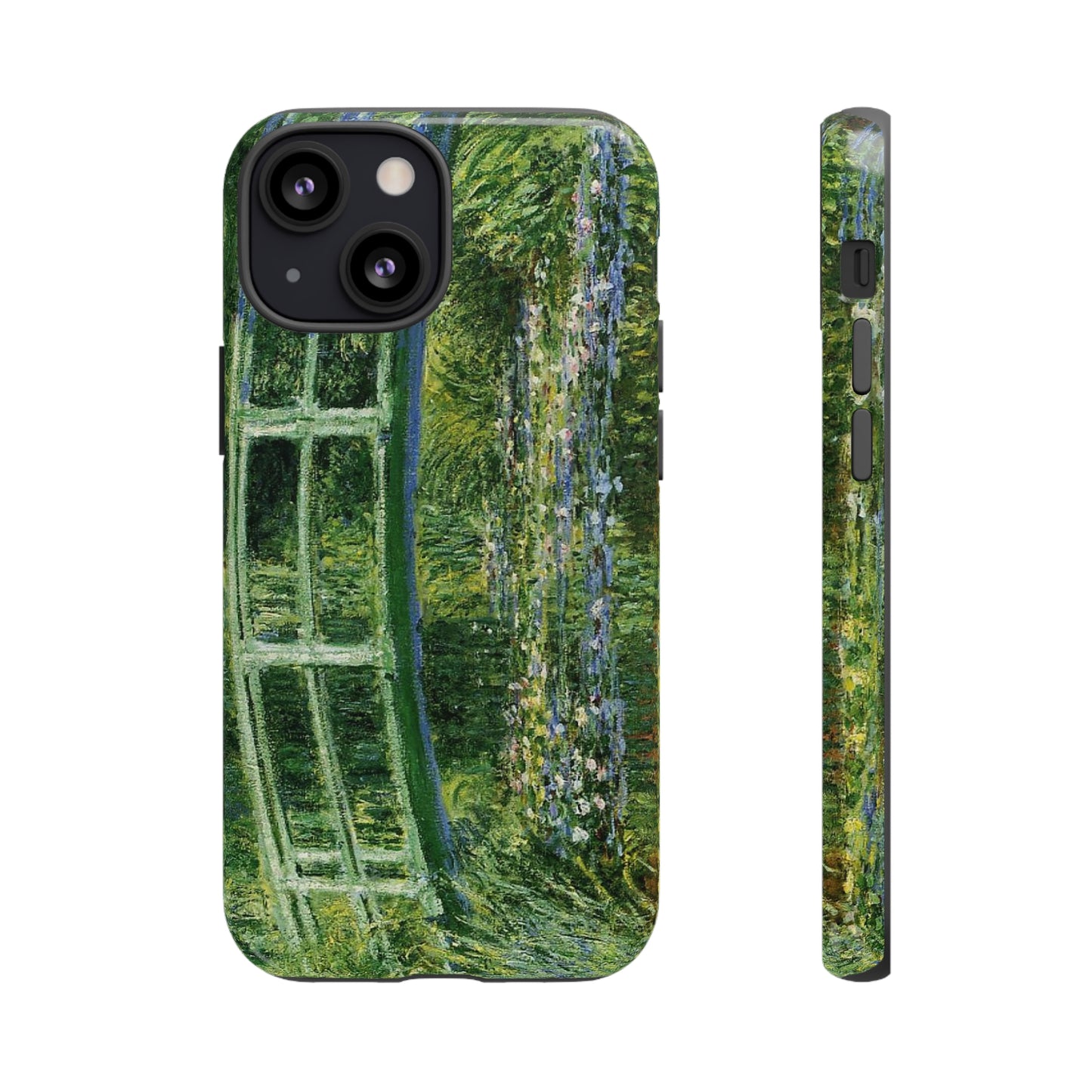 Water Lilies and a Japanese Bridge by Claude Monet - Cell Phone Case