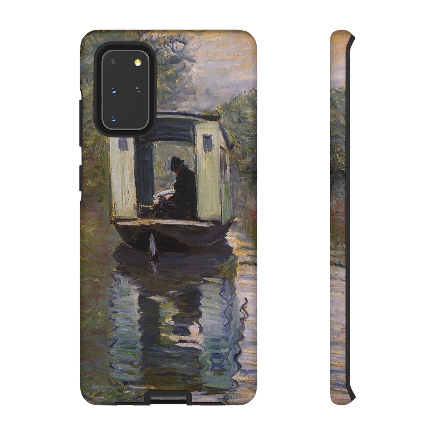 The Studio Boat by Claude Monet - Cell Phone Case