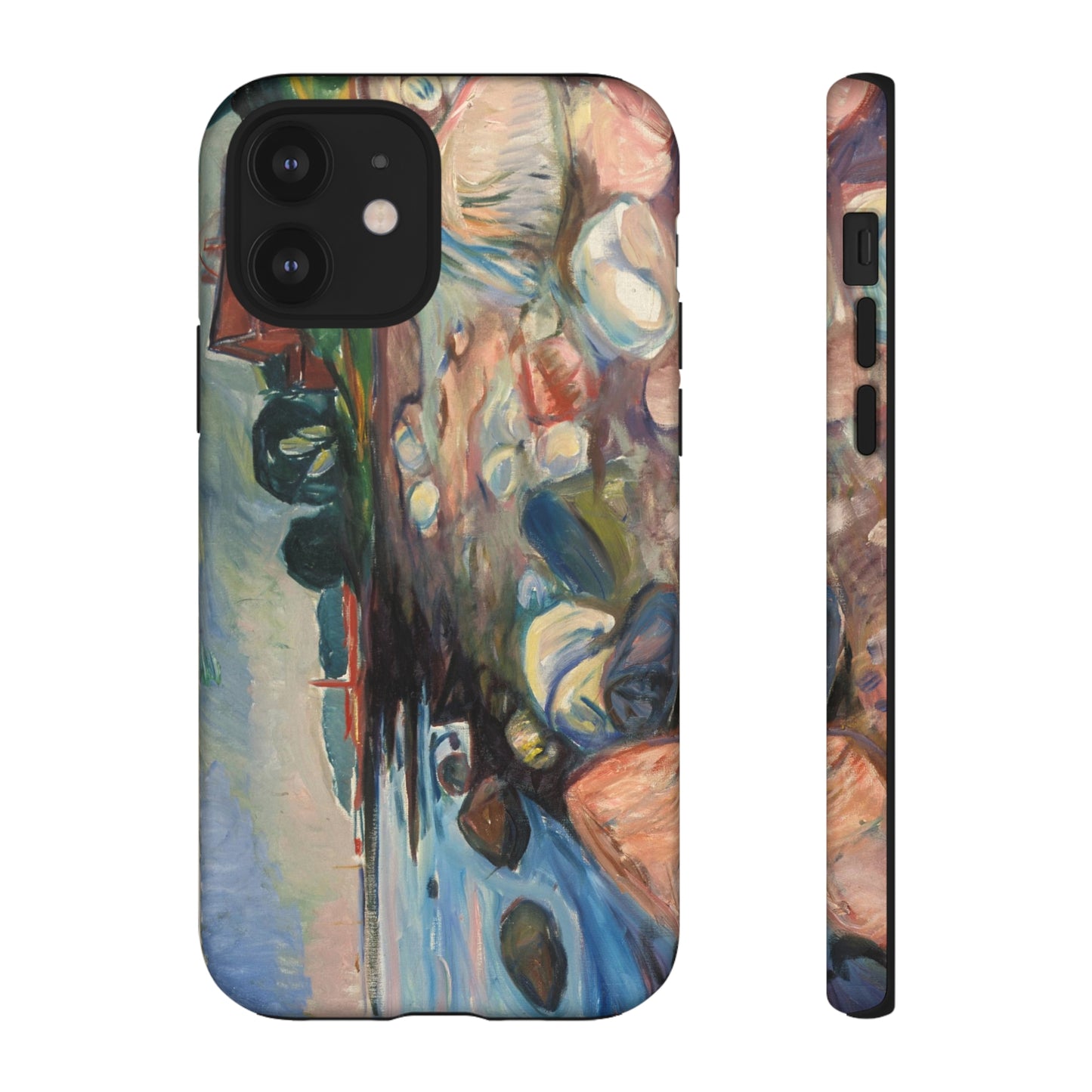 Shore with Red House by Edvard Munch - Cell Phone Case