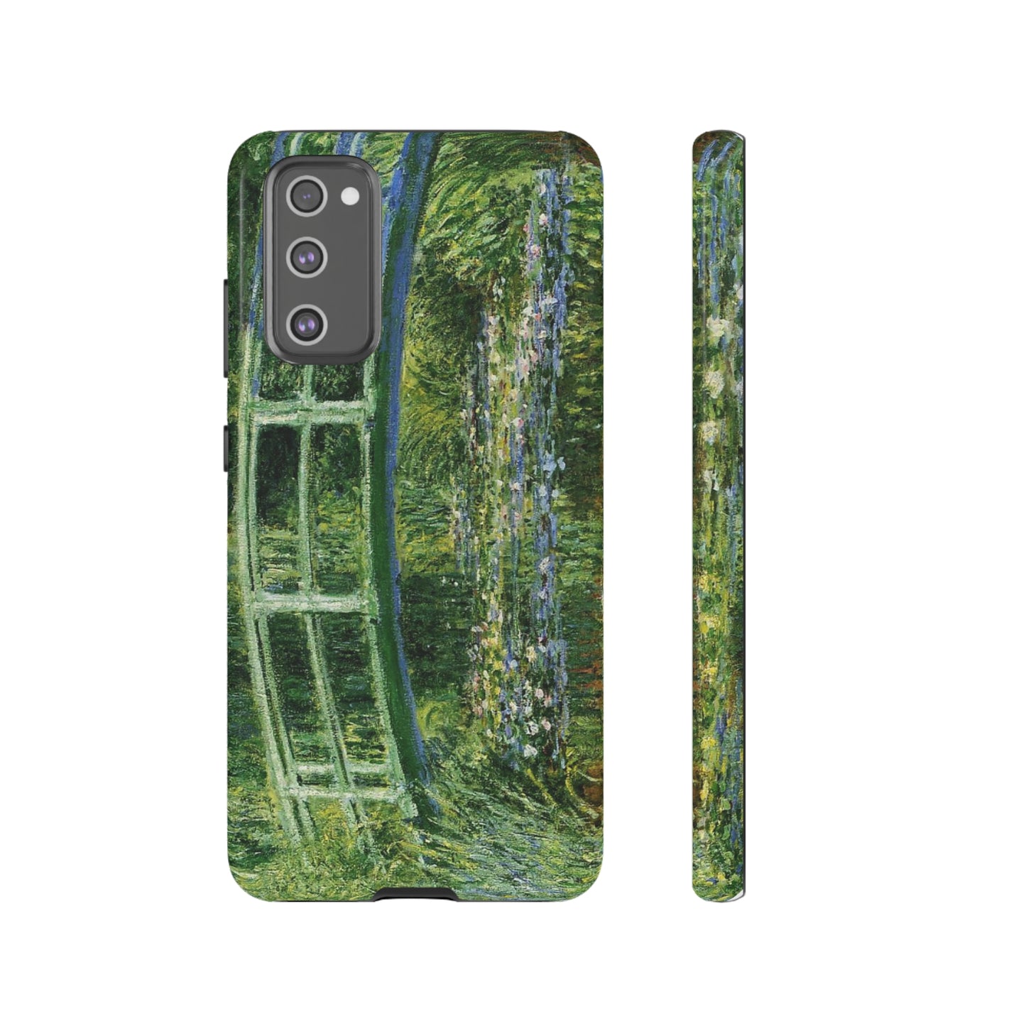 Water Lilies and a Japanese Bridge by Claude Monet - Cell Phone Case