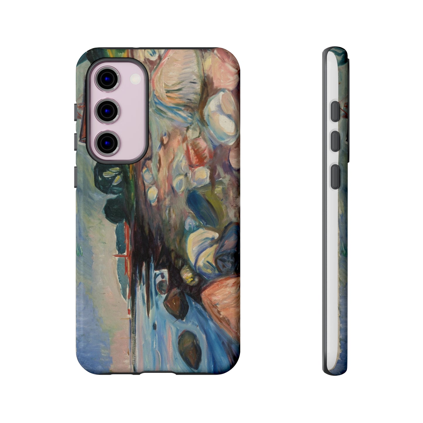 Shore with Red House by Edvard Munch - Cell Phone Case