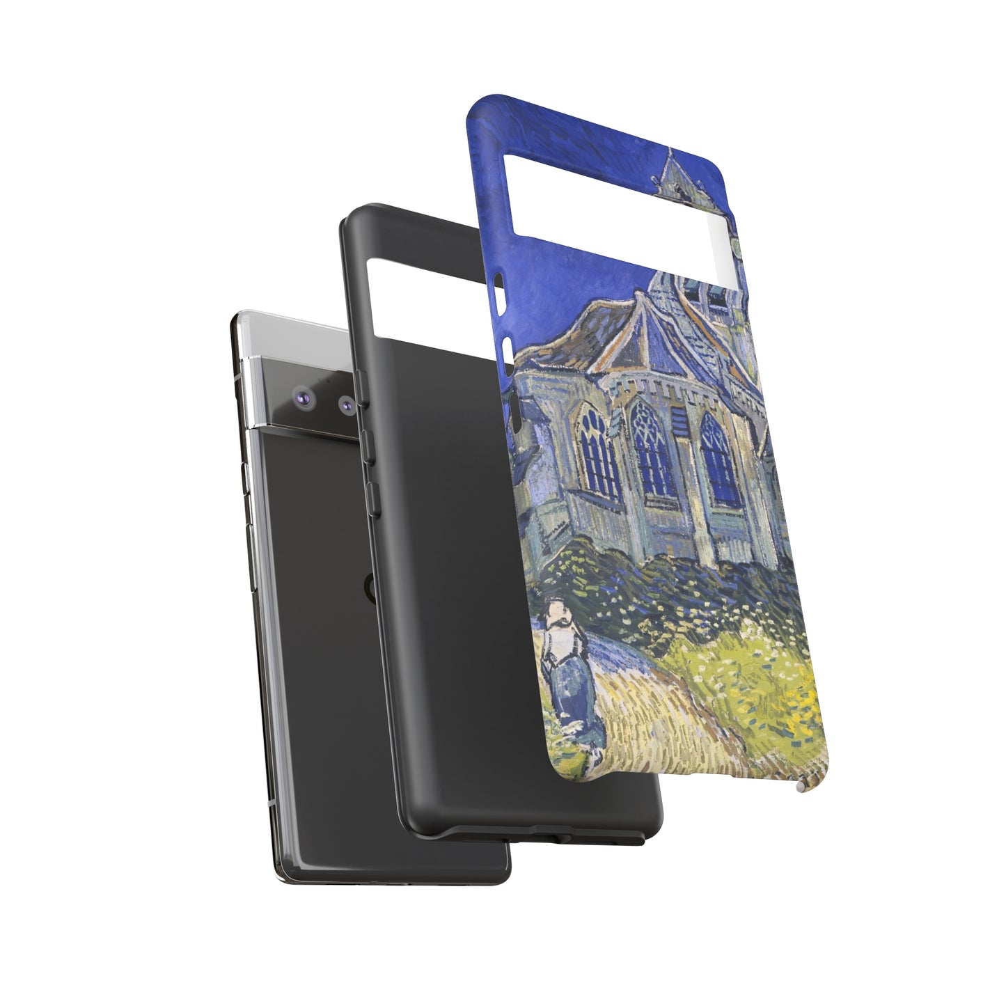 The Church in Auvers sur Oise by Vincent Van Gogh - Cell Phone Case