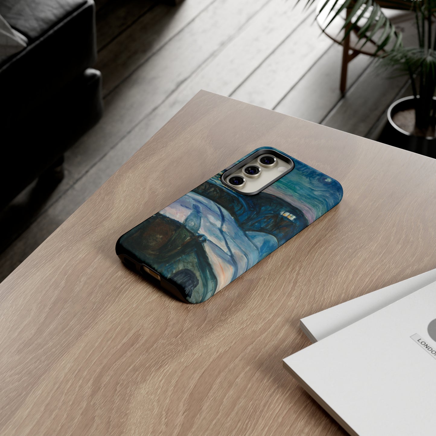 Starry Night by Edvard Munch - Cell Phone Case