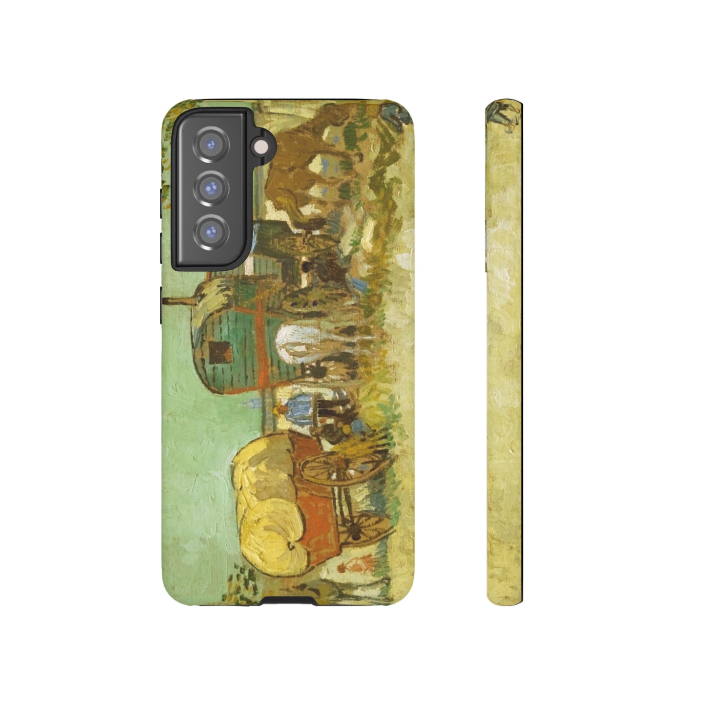 Encampment of Gypsies with Caravans by Vincent Van Gogh - Cell Phone Case