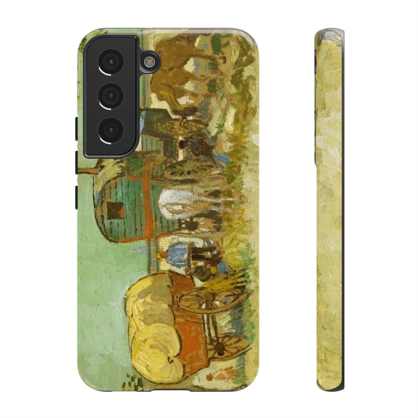 Encampment of Gypsies with Caravans by Vincent Van Gogh - Cell Phone Case
