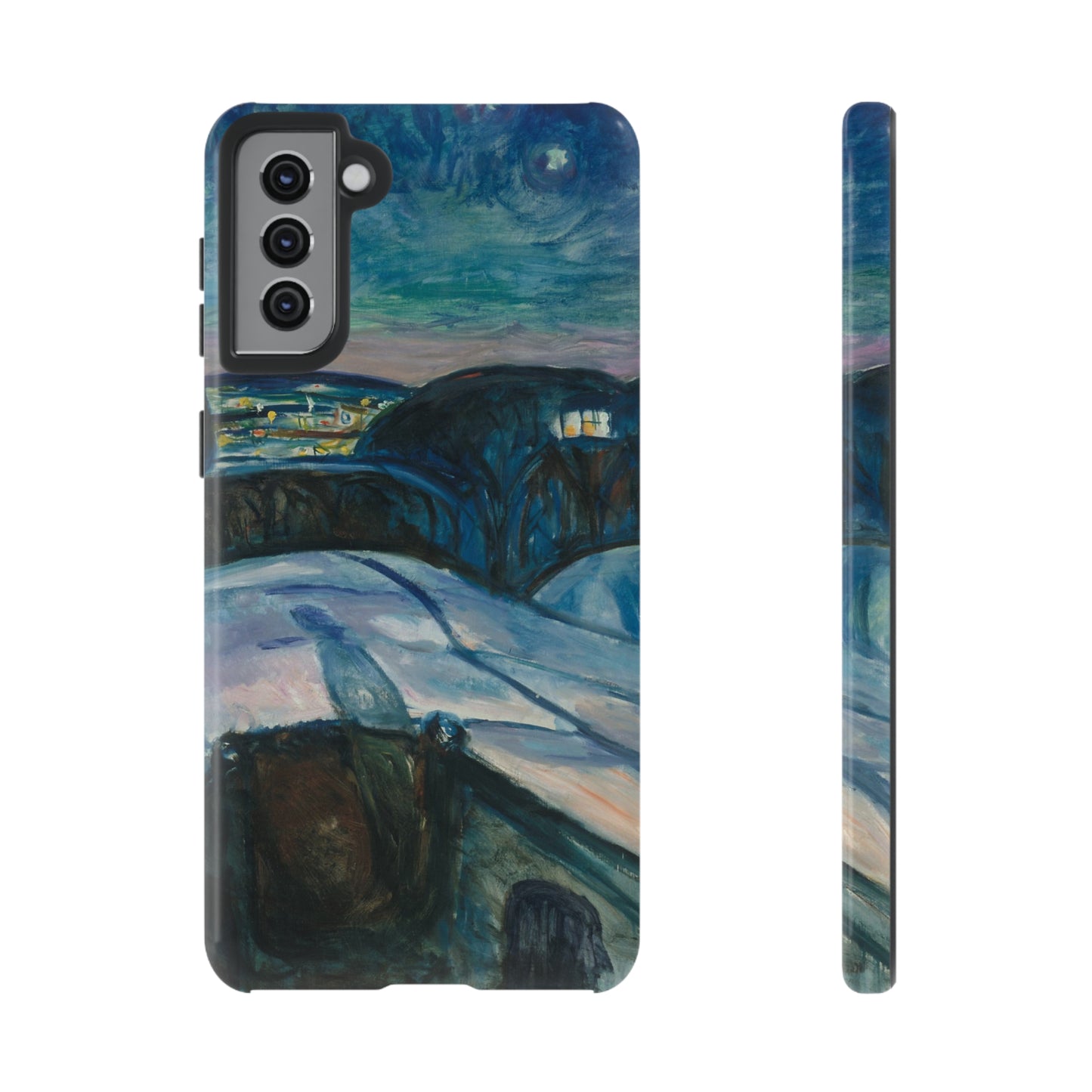 Starry Night by Edvard Munch - Cell Phone Case