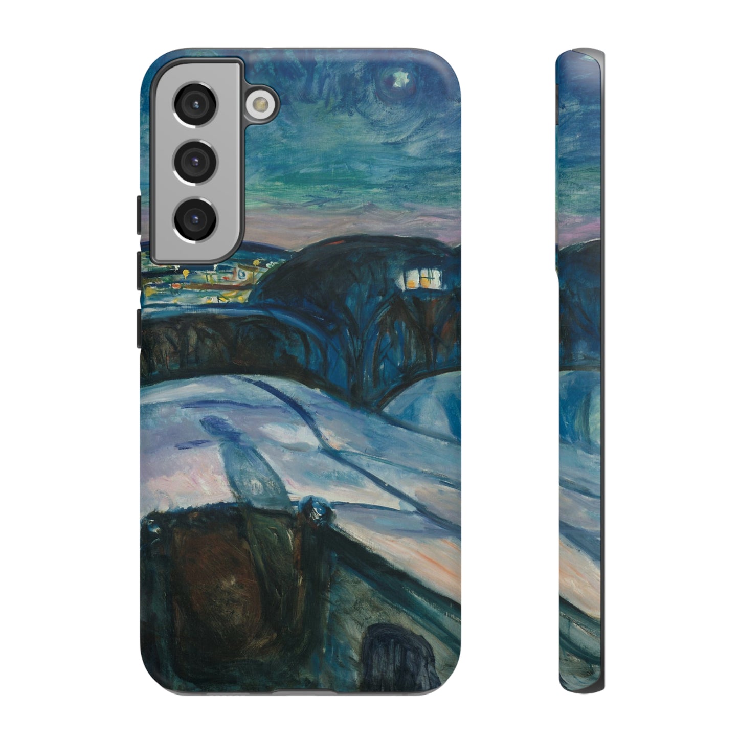 Starry Night by Edvard Munch - Cell Phone Case