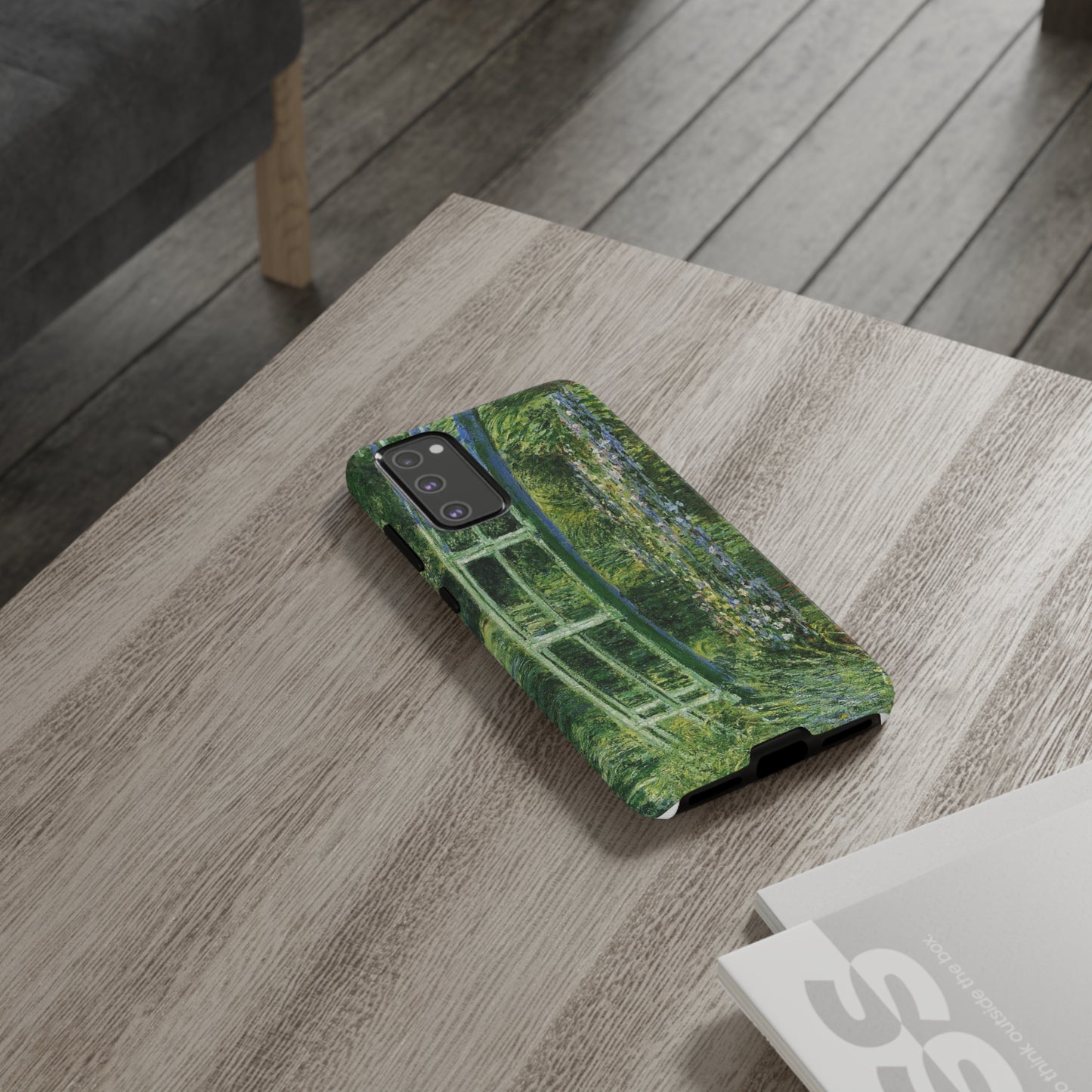 Water Lilies and a Japanese Bridge by Claude Monet - Cell Phone Case