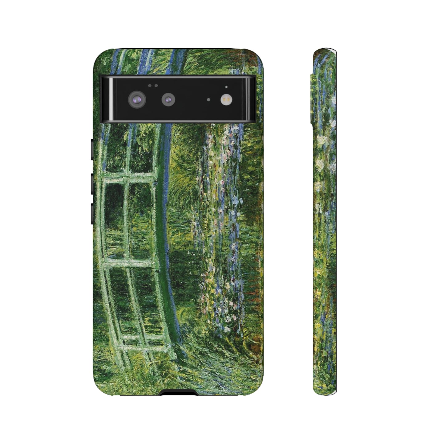 Water Lilies and a Japanese Bridge by Claude Monet - Cell Phone Case