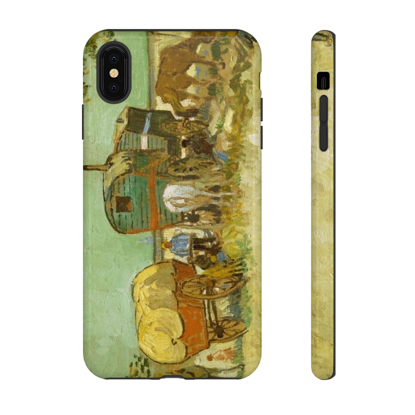 Encampment of Gypsies with Caravans by Vincent Van Gogh - Cell Phone Case