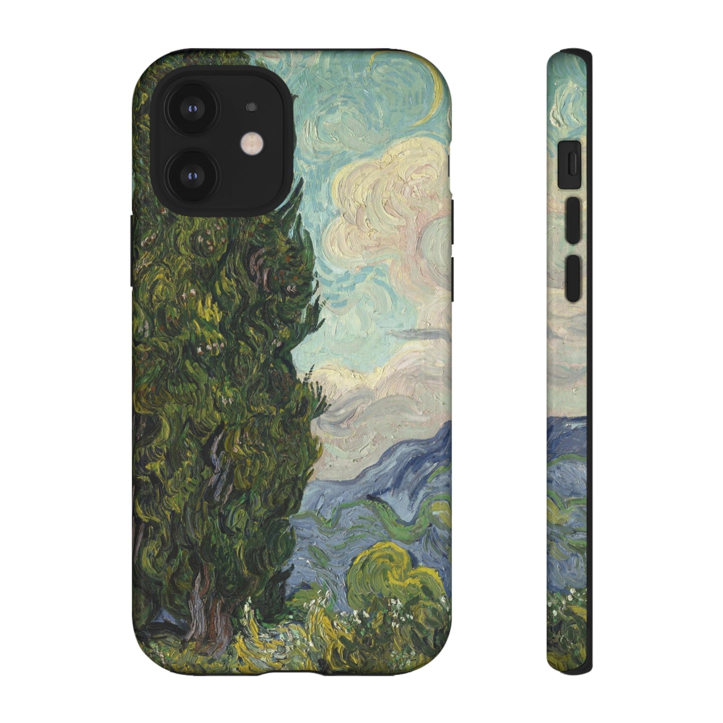Cypresses by Vincent Van Gogh - Cell Phone Case