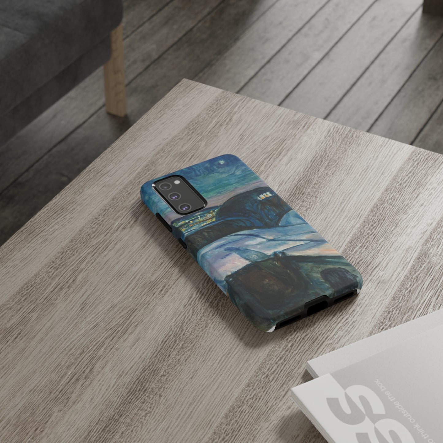 Starry Night by Edvard Munch - Cell Phone Case