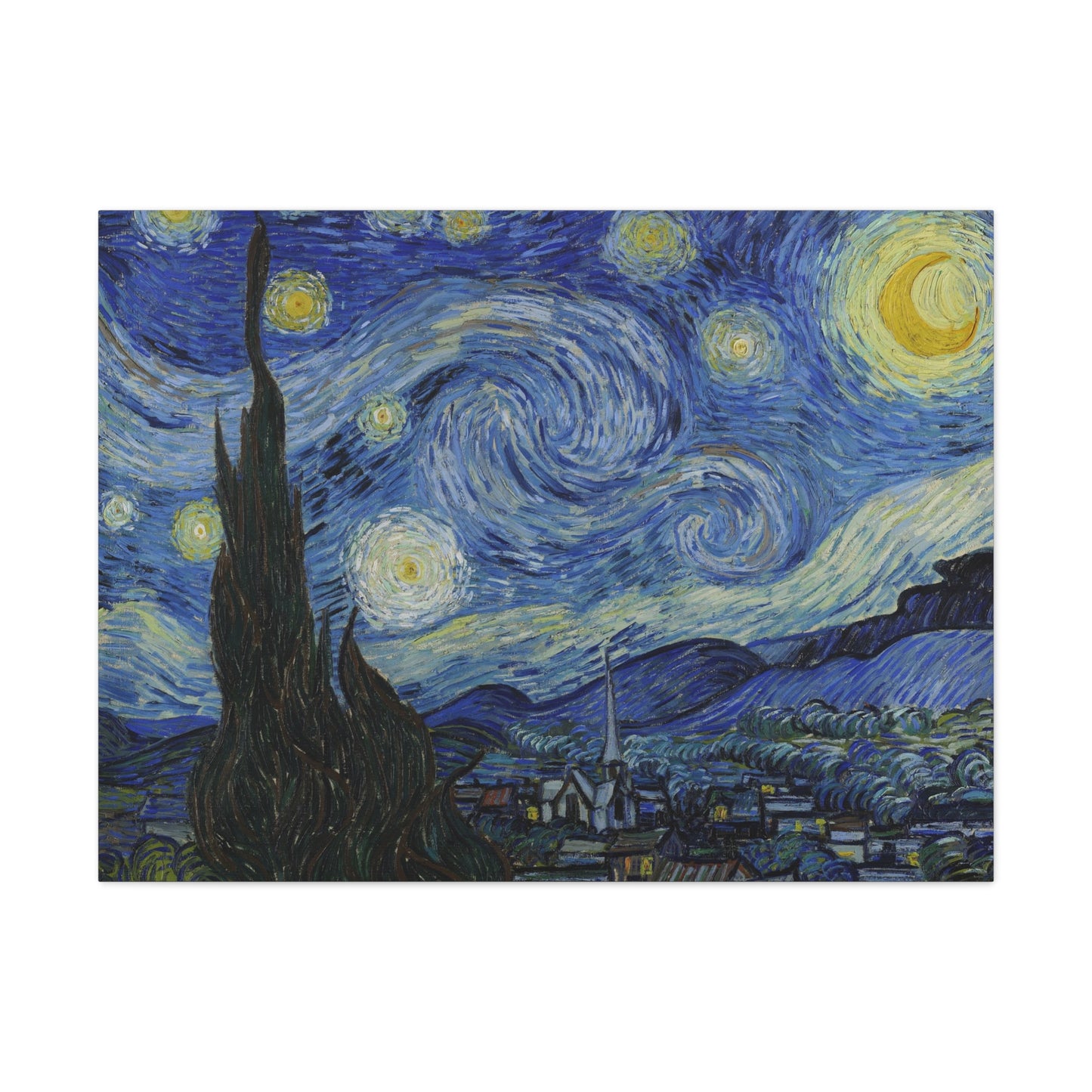 Starry Night by Vincent Van Gogh - Canvas Print