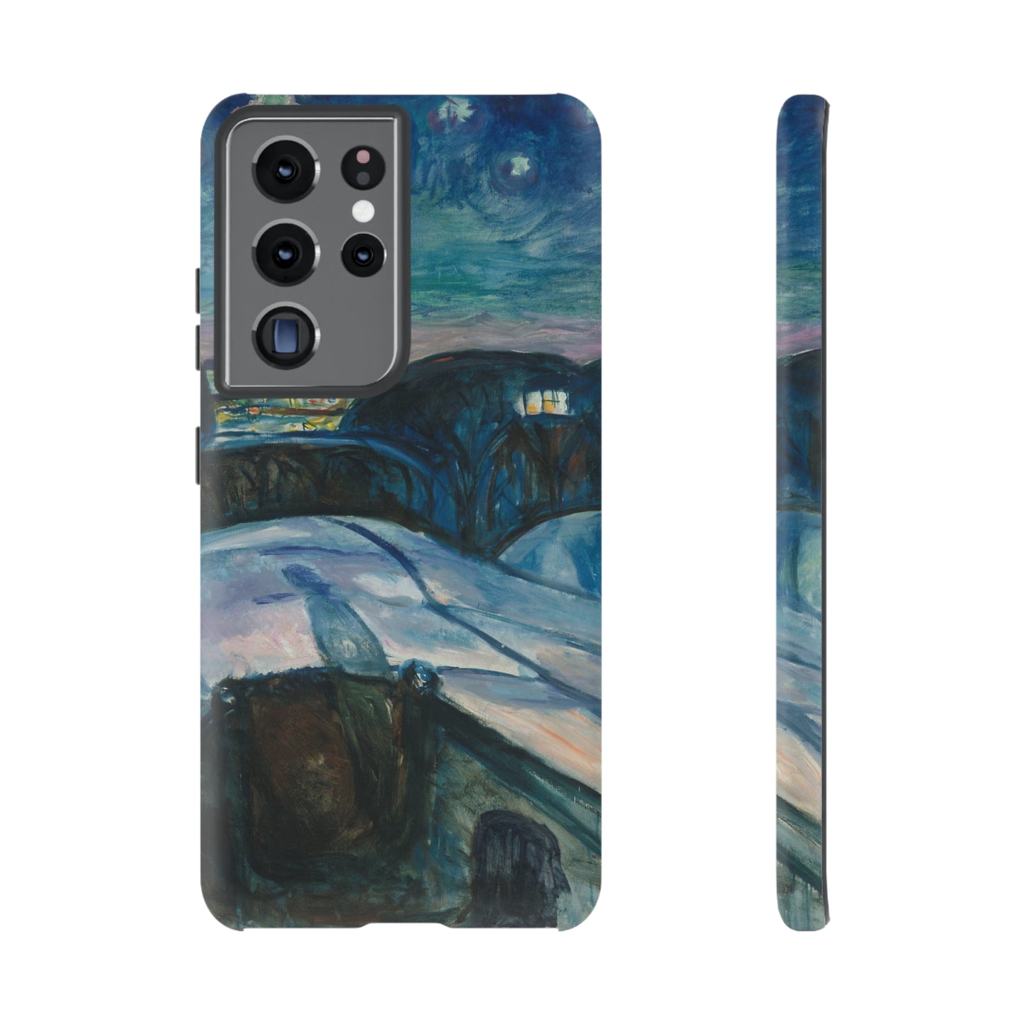 Starry Night by Edvard Munch - Cell Phone Case