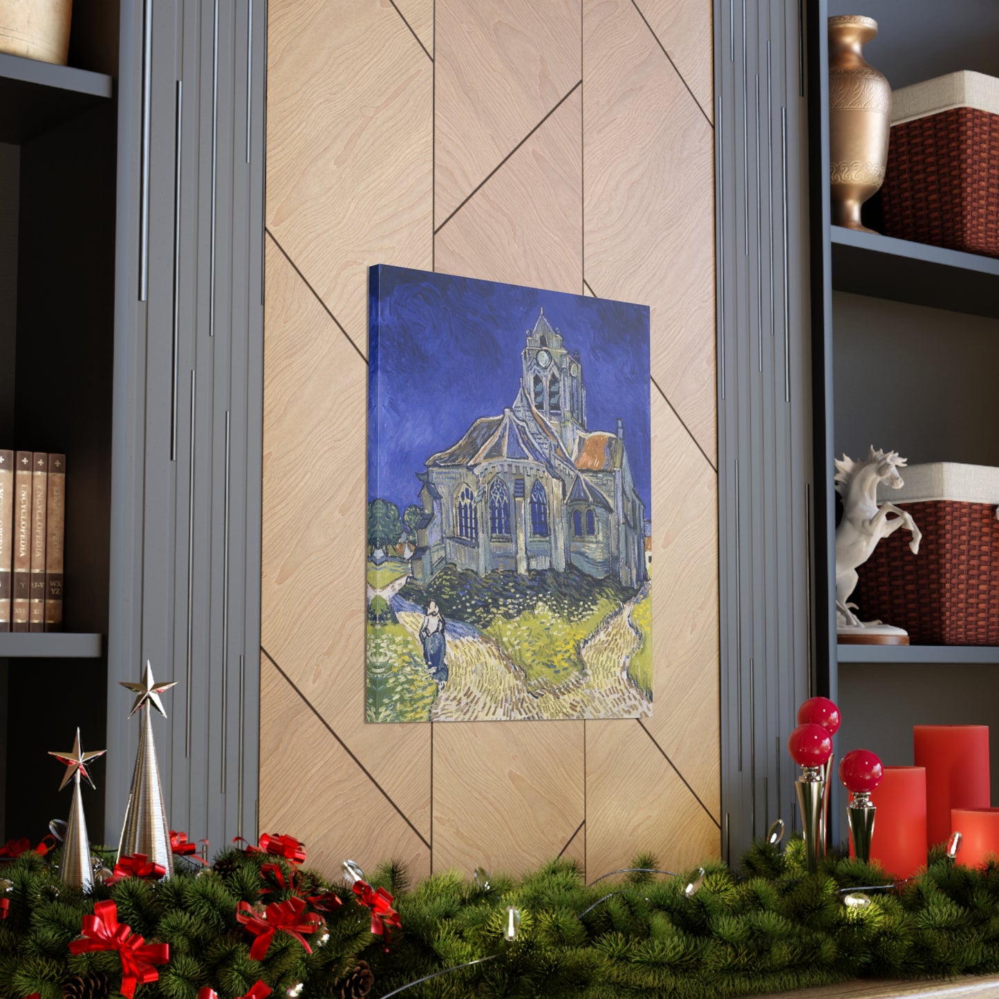 The Church in Auvers sur Oise by Vincent Van Gogh - Canvas Print