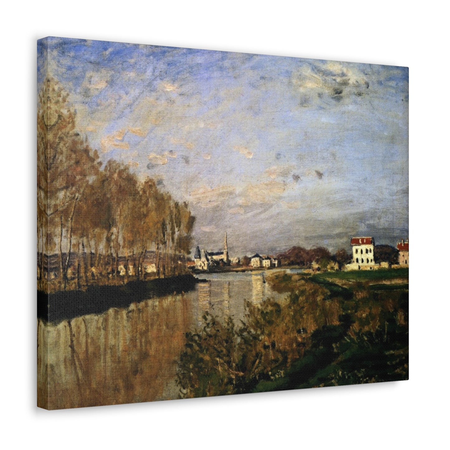 The Seine at Argenteuil by Claude Monet - Canvas Print