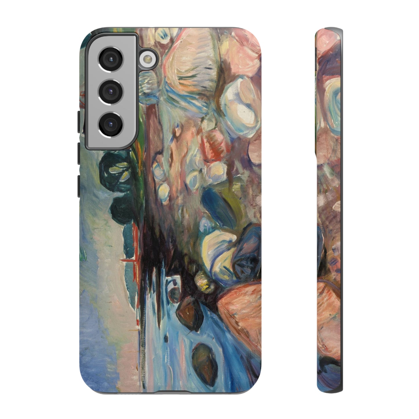 Shore with Red House by Edvard Munch - Cell Phone Case