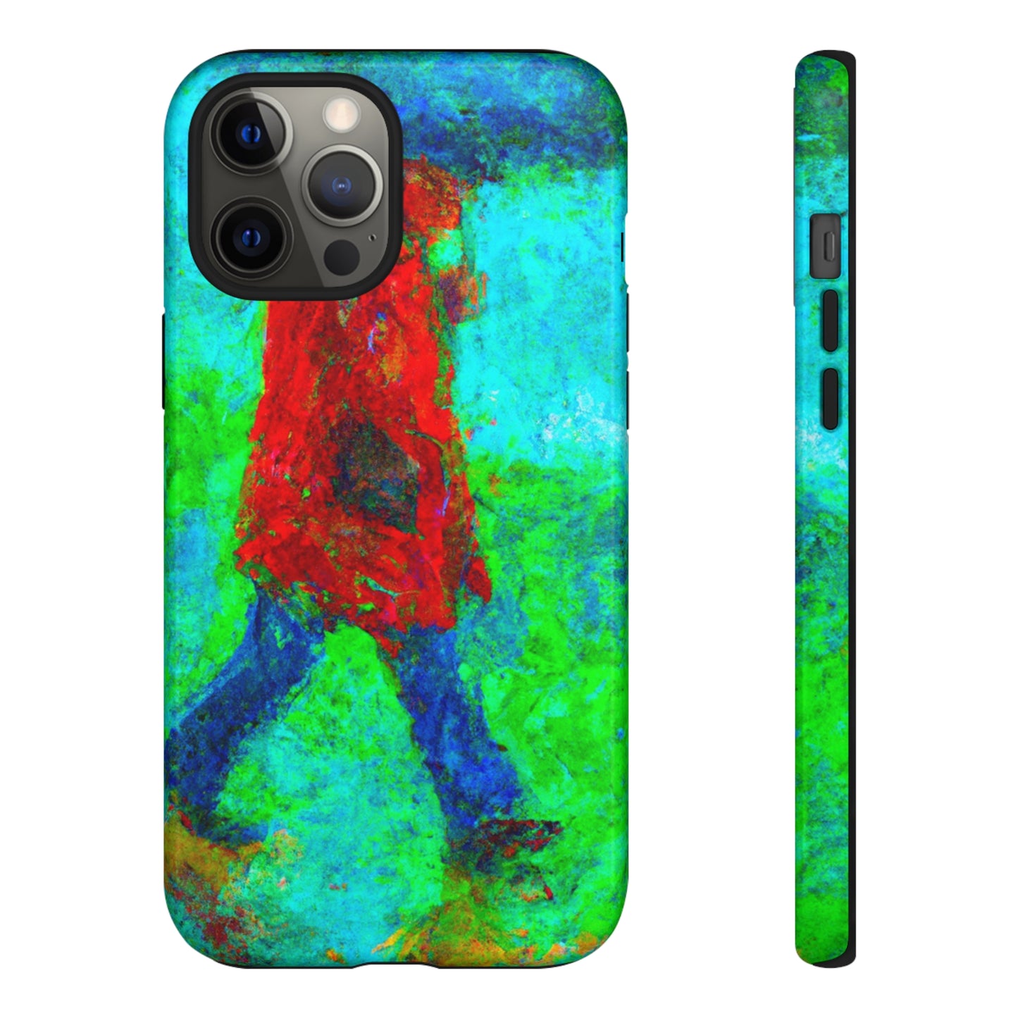 Lonely Man AI Generated - Cell Phone Case
