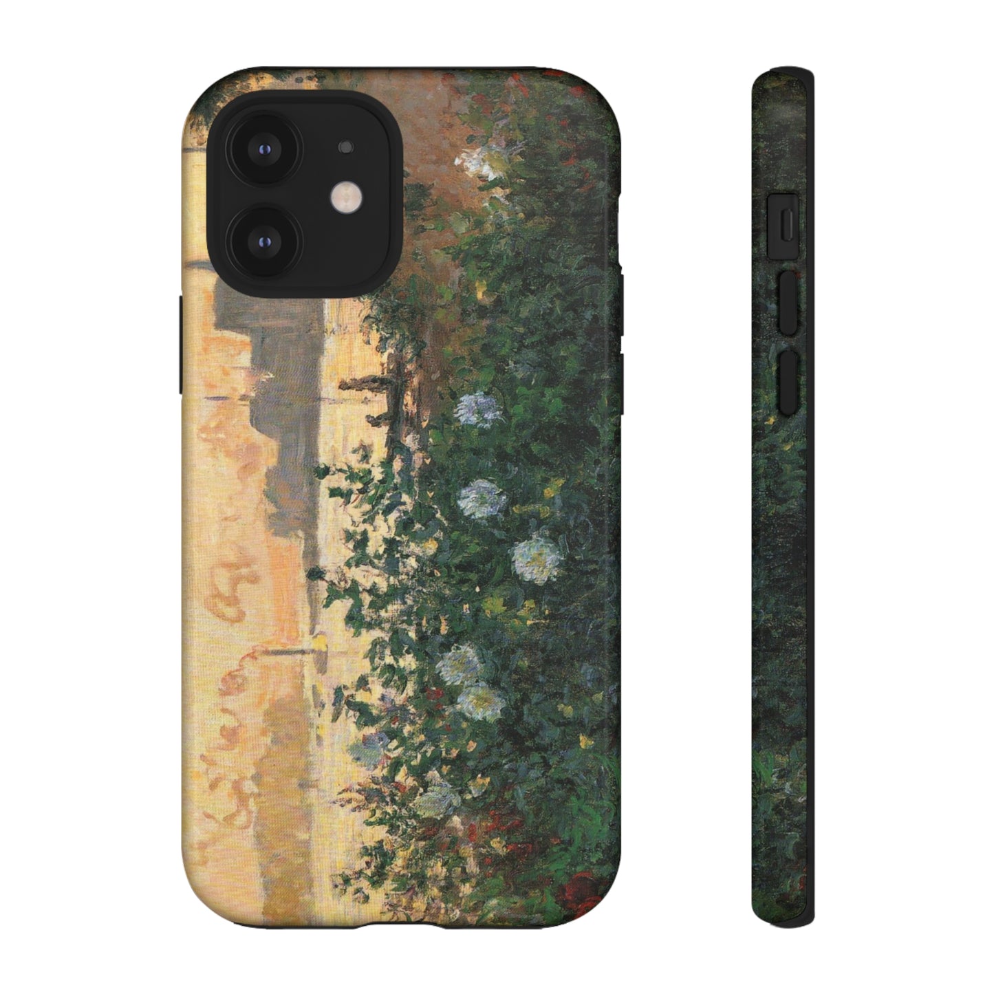 Flowered Riverbank, Argenteuil by Claude Monet - Cell Phone Case