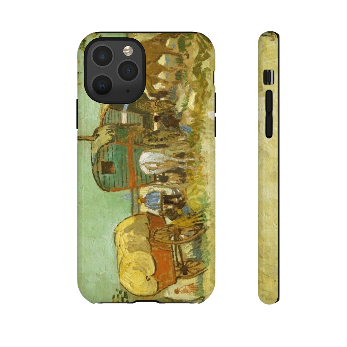 Encampment of Gypsies with Caravans by Vincent Van Gogh - Cell Phone Case
