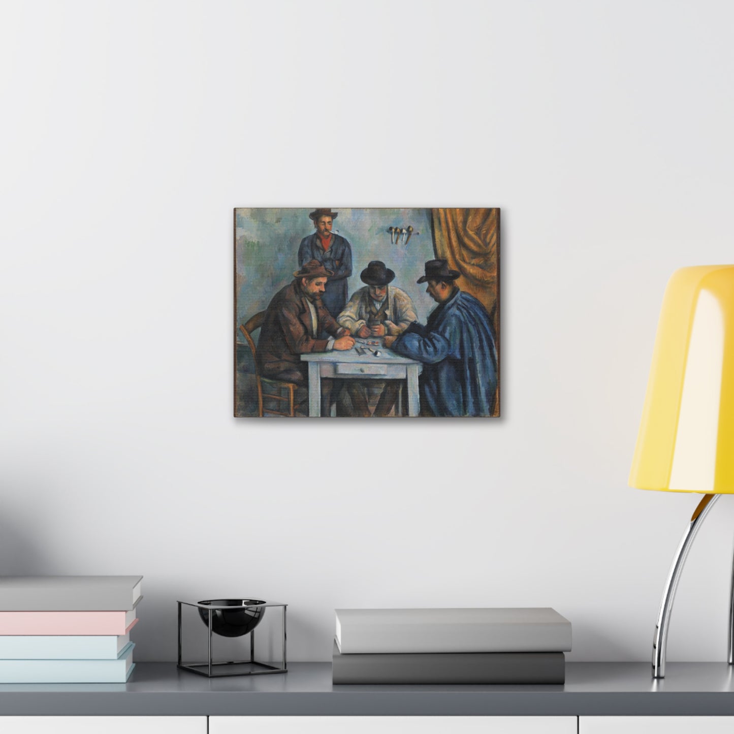 Les Joueurs de Cartes by Paul Cezanne - Canvas Print