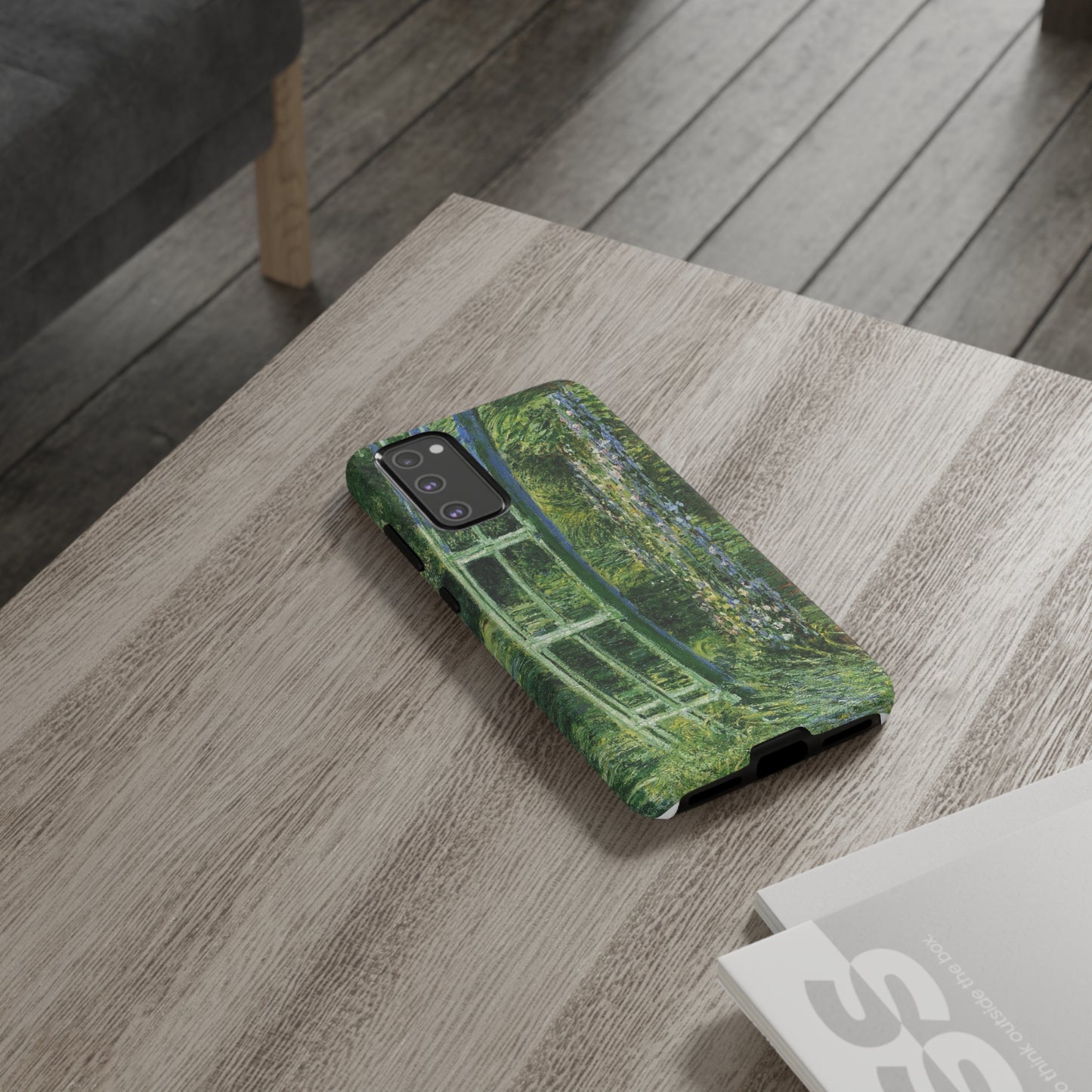 Water Lilies and a Japanese Bridge by Claude Monet - Cell Phone Case