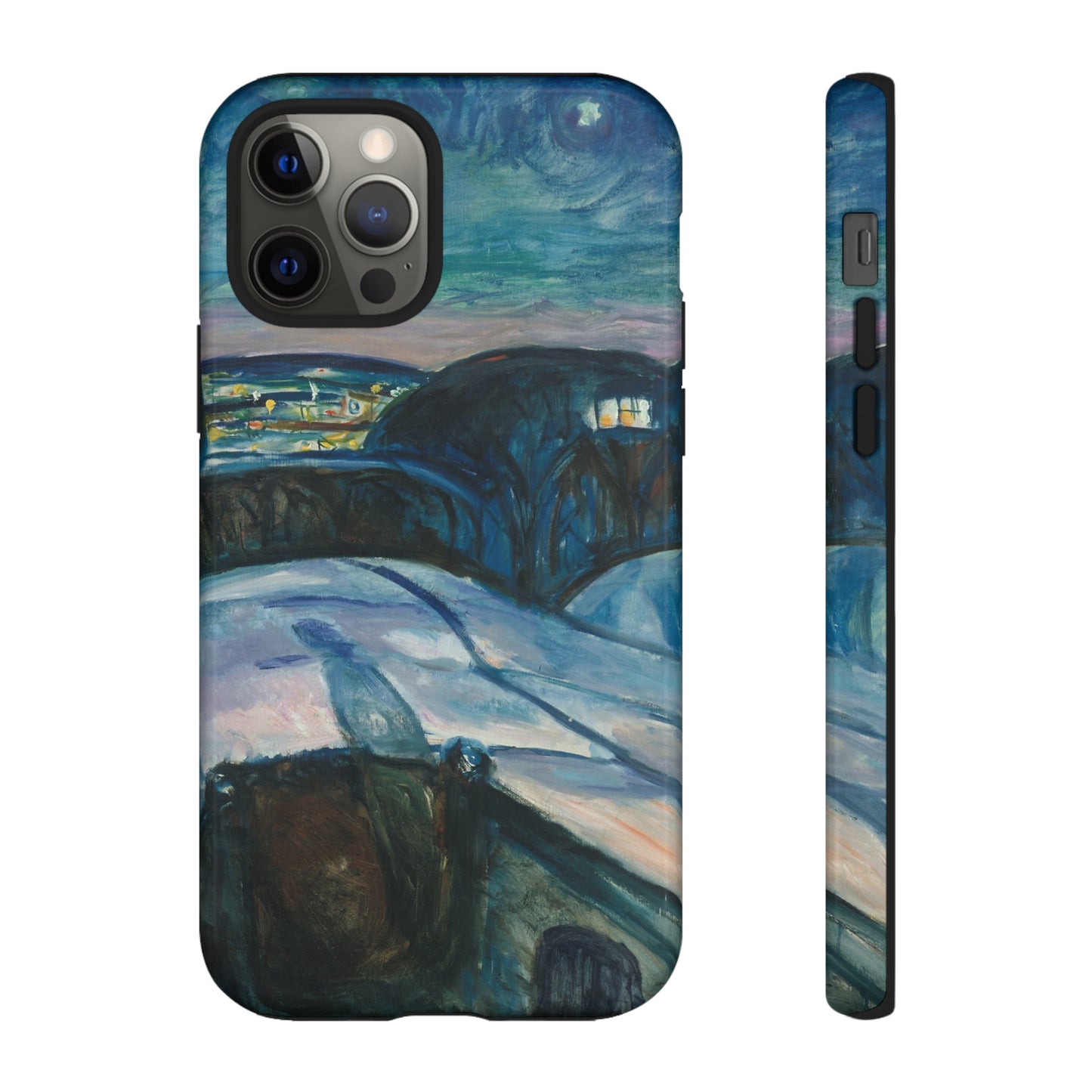 Starry Night by Edvard Munch - Cell Phone Case