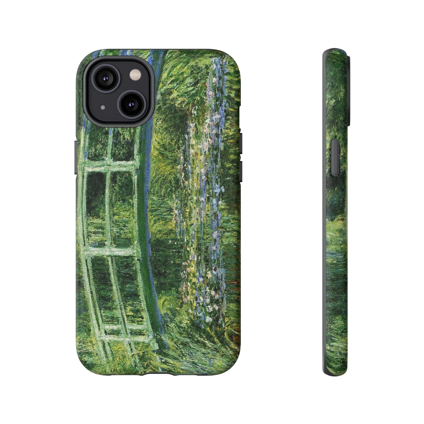 Water Lilies and a Japanese Bridge by Claude Monet - Cell Phone Case