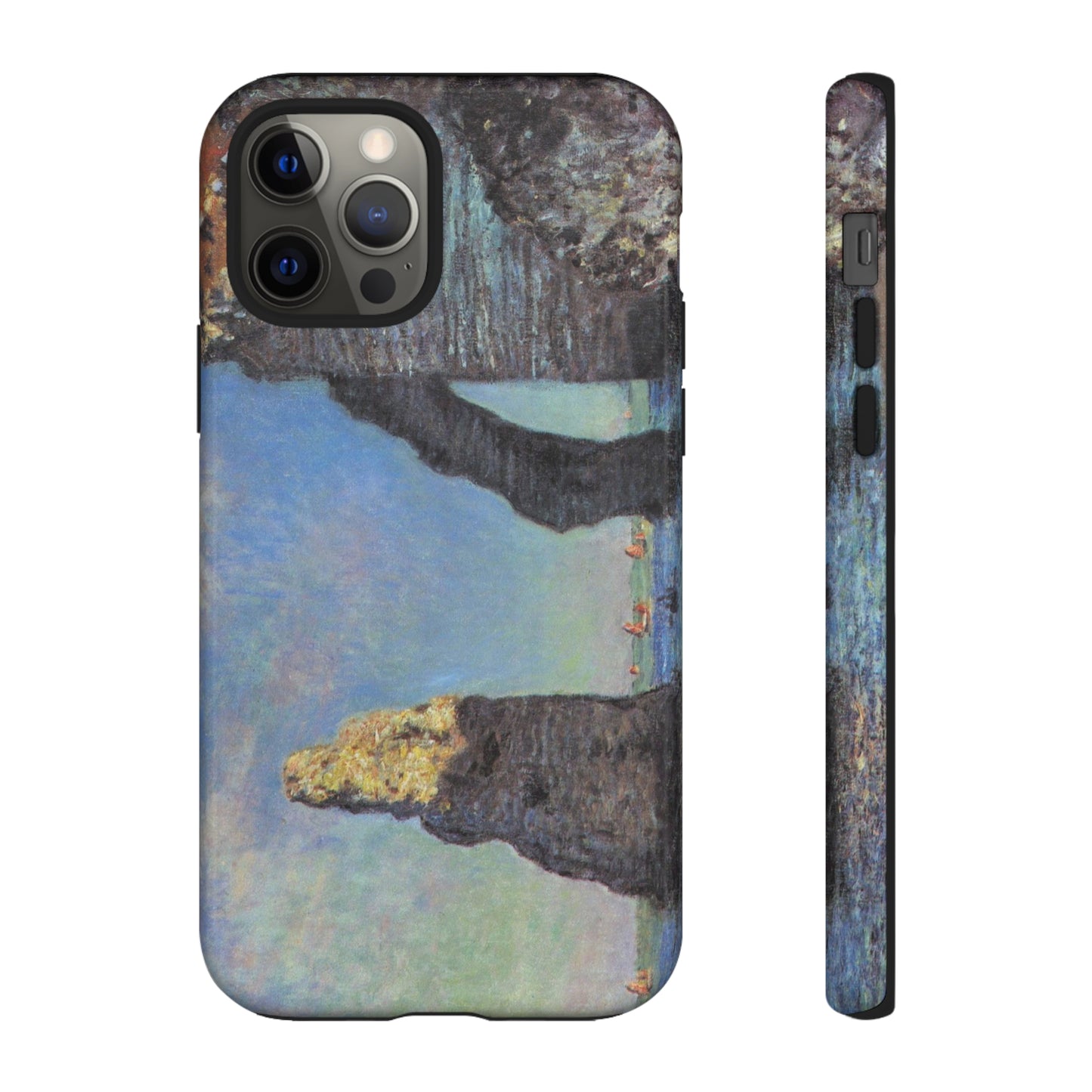 The Cliffs at Etretat by Claude Monet - Cell Phone Case