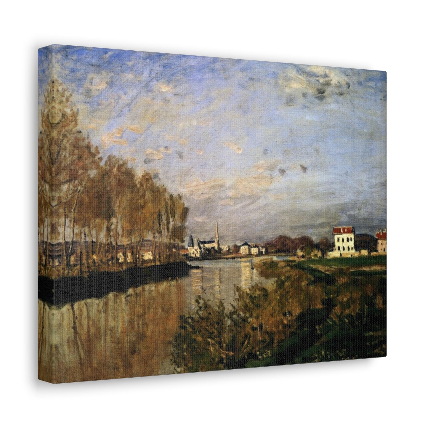 The Seine at Argenteuil by Claude Monet - Canvas Print