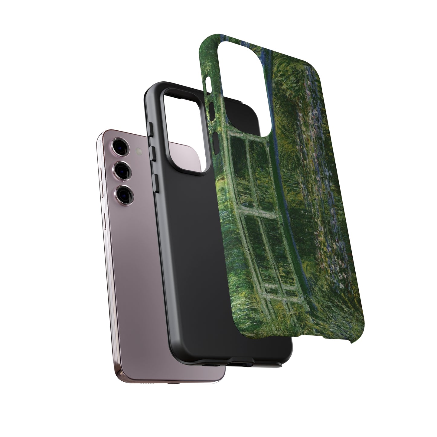 Water Lilies and a Japanese Bridge by Claude Monet - Cell Phone Case