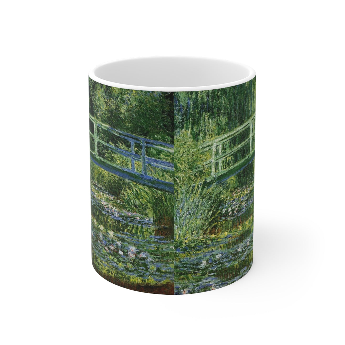 Water Lillies and Japanese Bridge by Claude Monet - Ceramic Mug