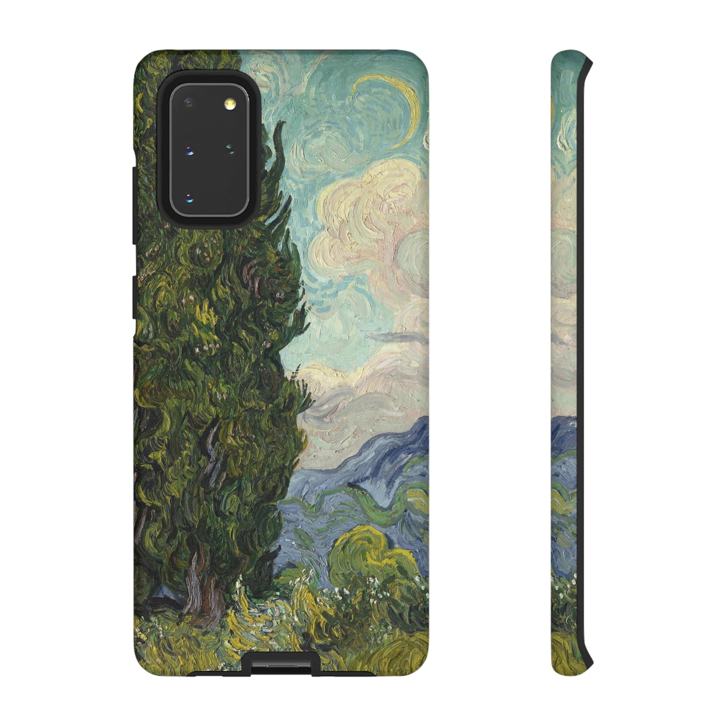 Cypresses by Vincent Van Gogh - Cell Phone Case