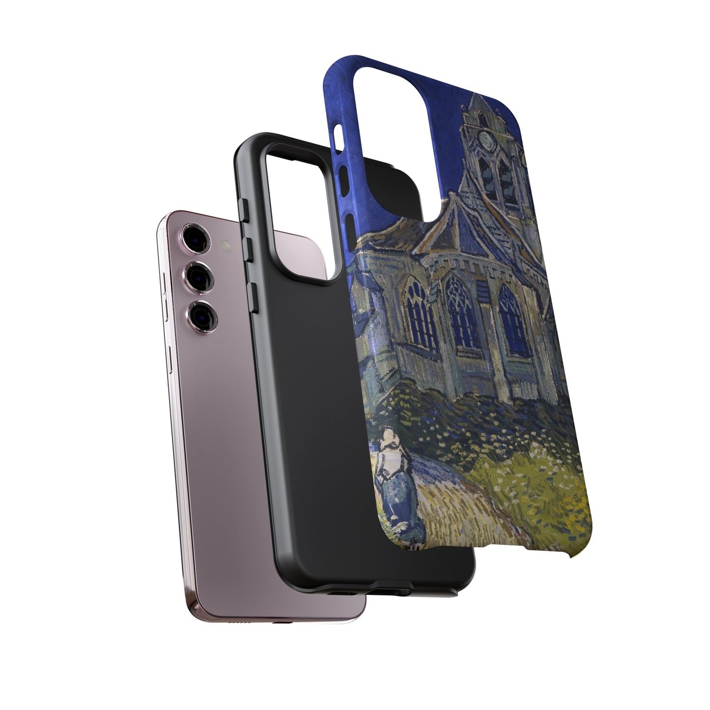 The Church in Auvers sur Oise by Vincent Van Gogh - Cell Phone Case