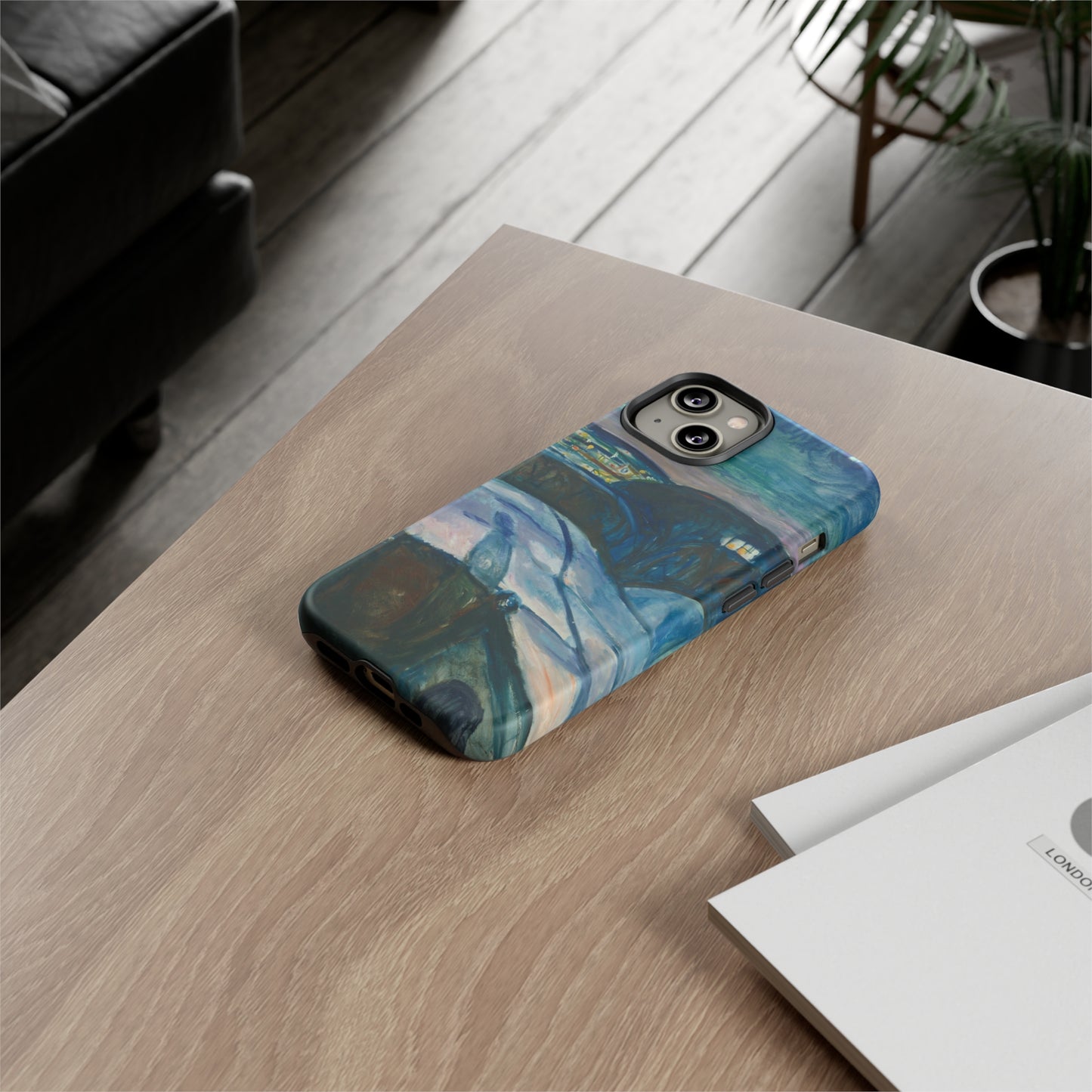 Starry Night by Edvard Munch - Cell Phone Case