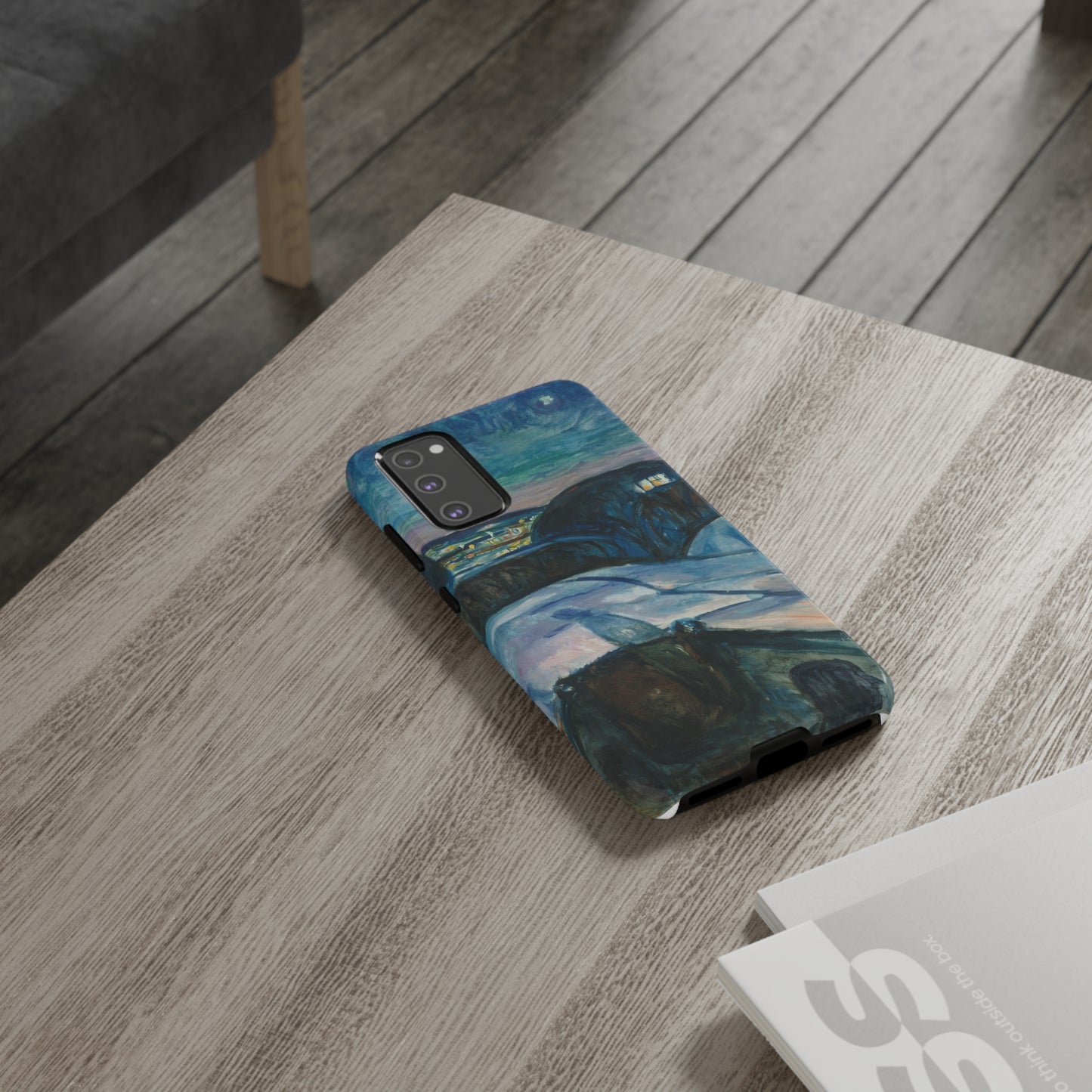 Starry Night by Edvard Munch - Cell Phone Case