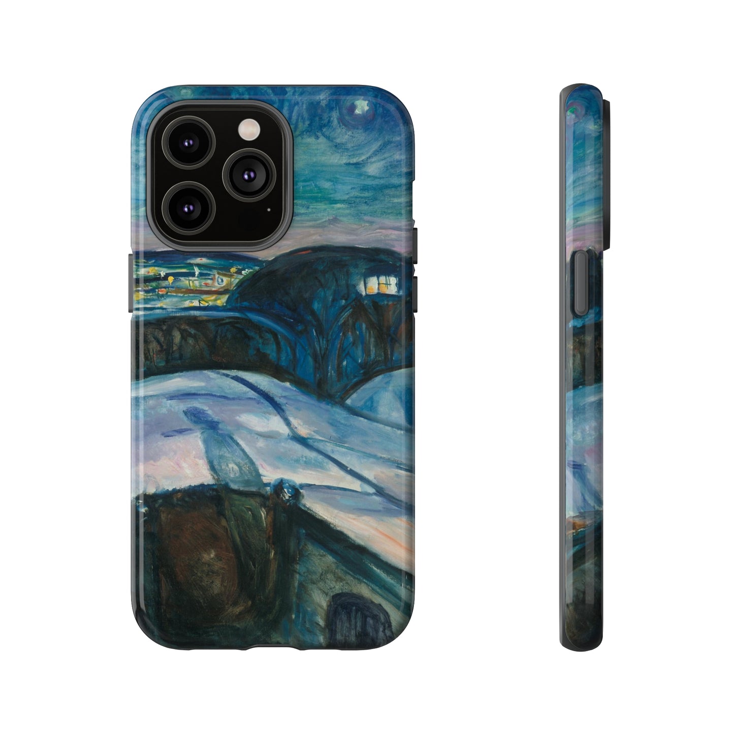 Starry Night by Edvard Munch - Cell Phone Case