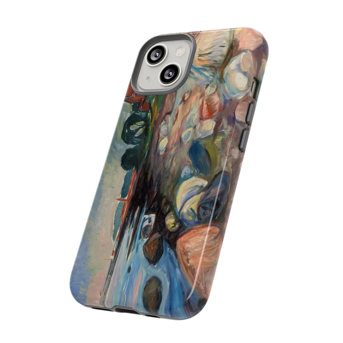 Shore with Red House by Edvard Munch - Cell Phone Case