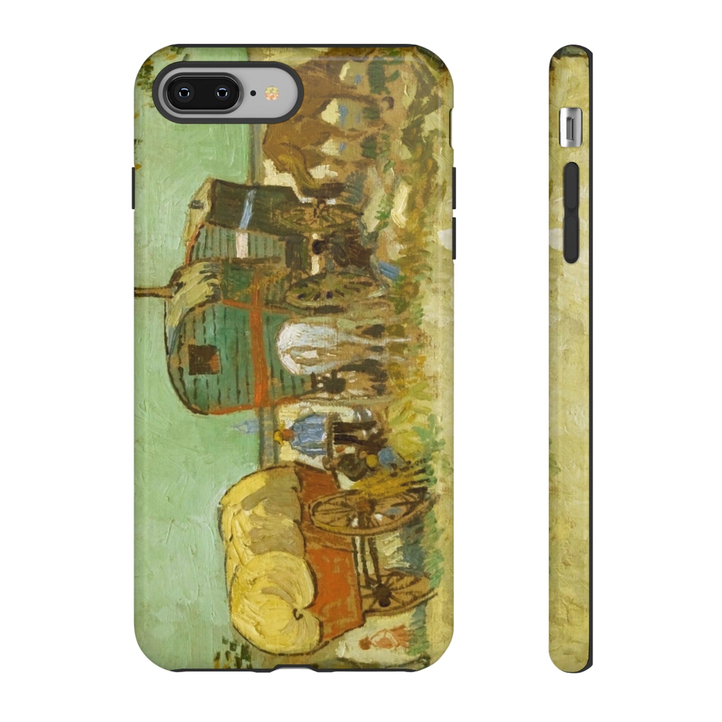 Encampment of Gypsies with Caravans by Vincent Van Gogh - Cell Phone Case